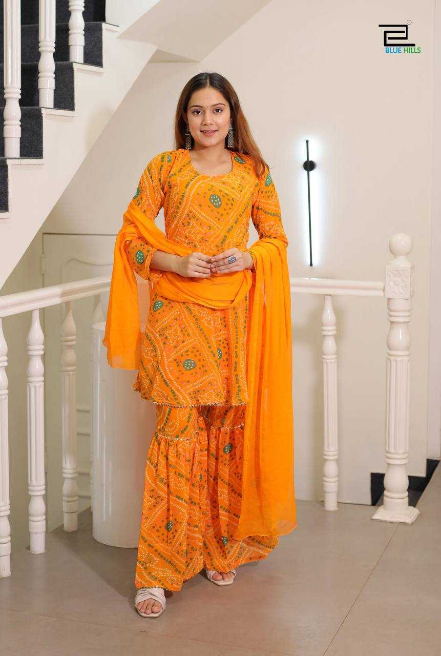 Ynf Faux Georgette RIN125 Sharara Special Suits & Dresses Wholesale Sharara Salwar Suits Printed Suits Manufacturer