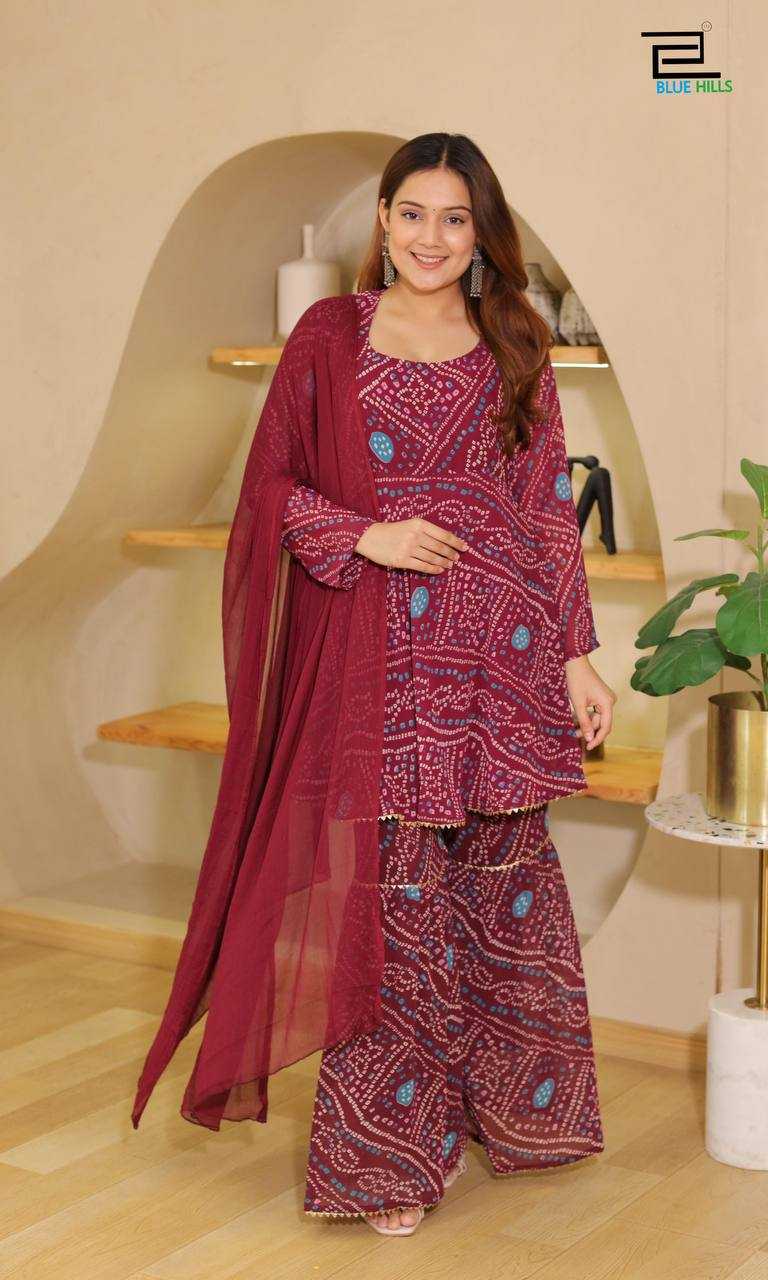 Ynf Faux Georgette RIN125 Sharara Special Suits & Dresses Wholesale Sharara Salwar Suits Printed Suits Manufacturer