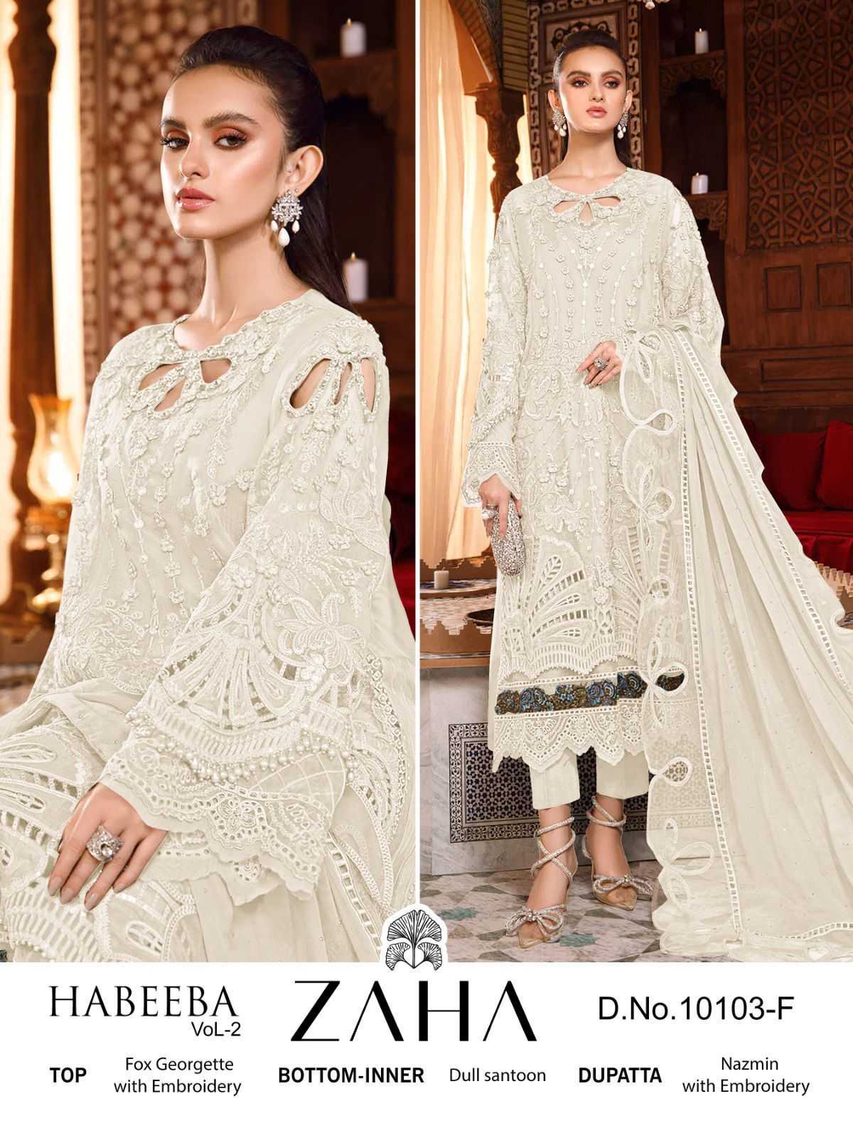 Ynf Georgette KESH444 ZAHA-10103 Suits & Dresses Wholesale Embroidery Suits Georgette Suit Party wear suits Manufacturer