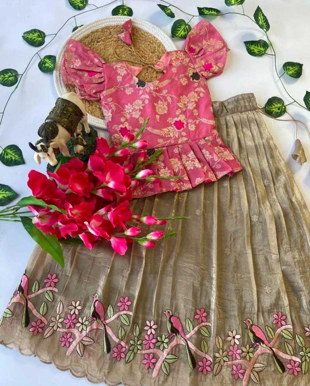 Ynf Nylon KESH503 8077 Kids Wear Wholesale Kids Lehenga Kids Lehenga Choli Baby Girl Lehenga Manufacturer