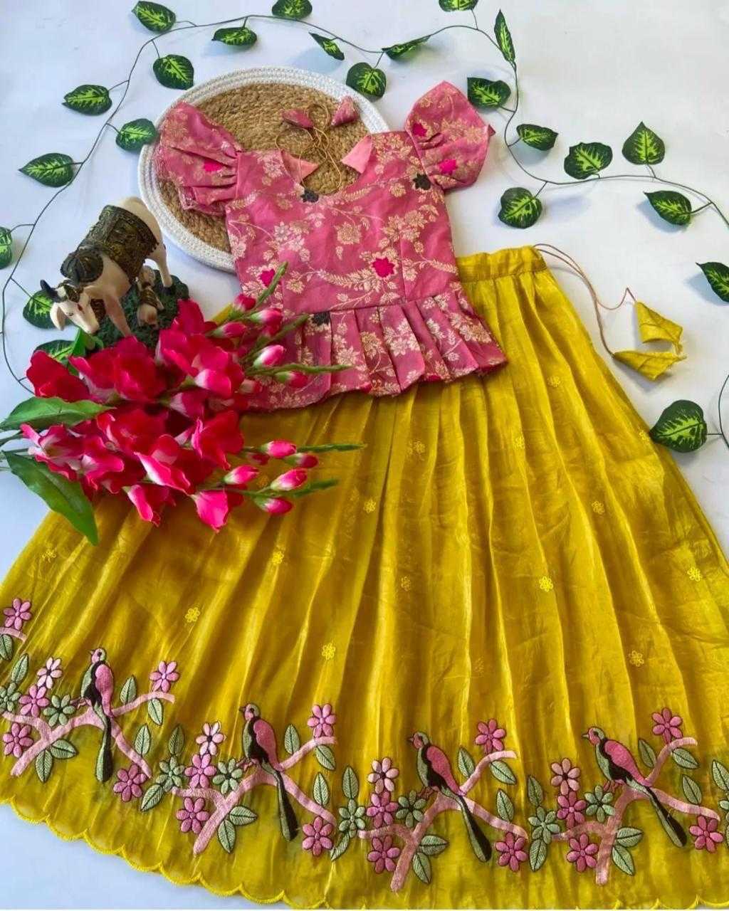 Ynf Nylon KESH503 8077 Kids Wear Wholesale Kids Lehenga Kids Lehenga Choli Baby Girl Lehenga Manufacturer