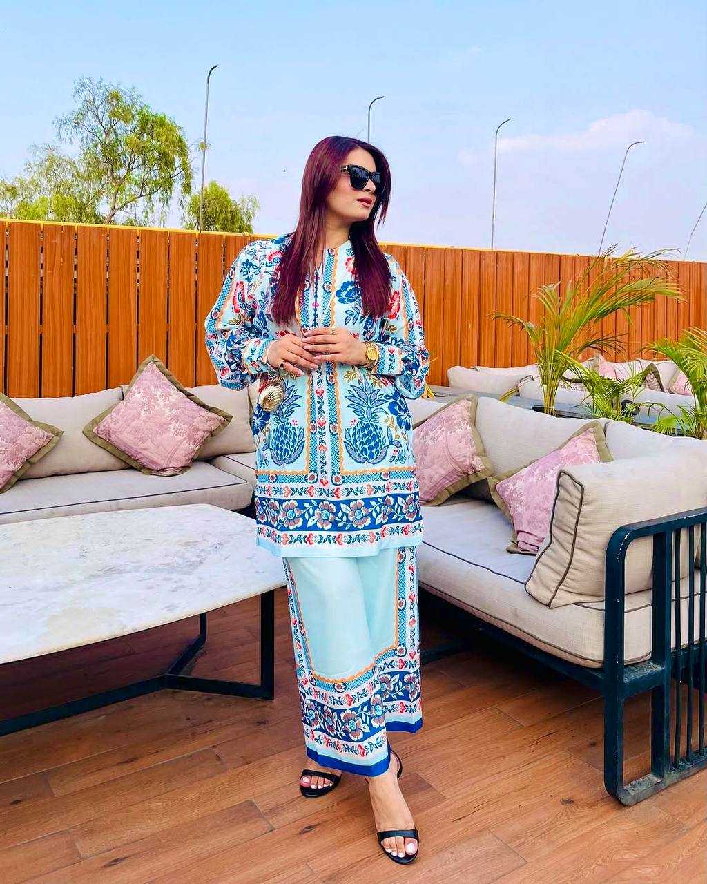 Ynf Pure Crepe KESH141 1113 Western Wears Wholesale Co-ord Set Manufacturer