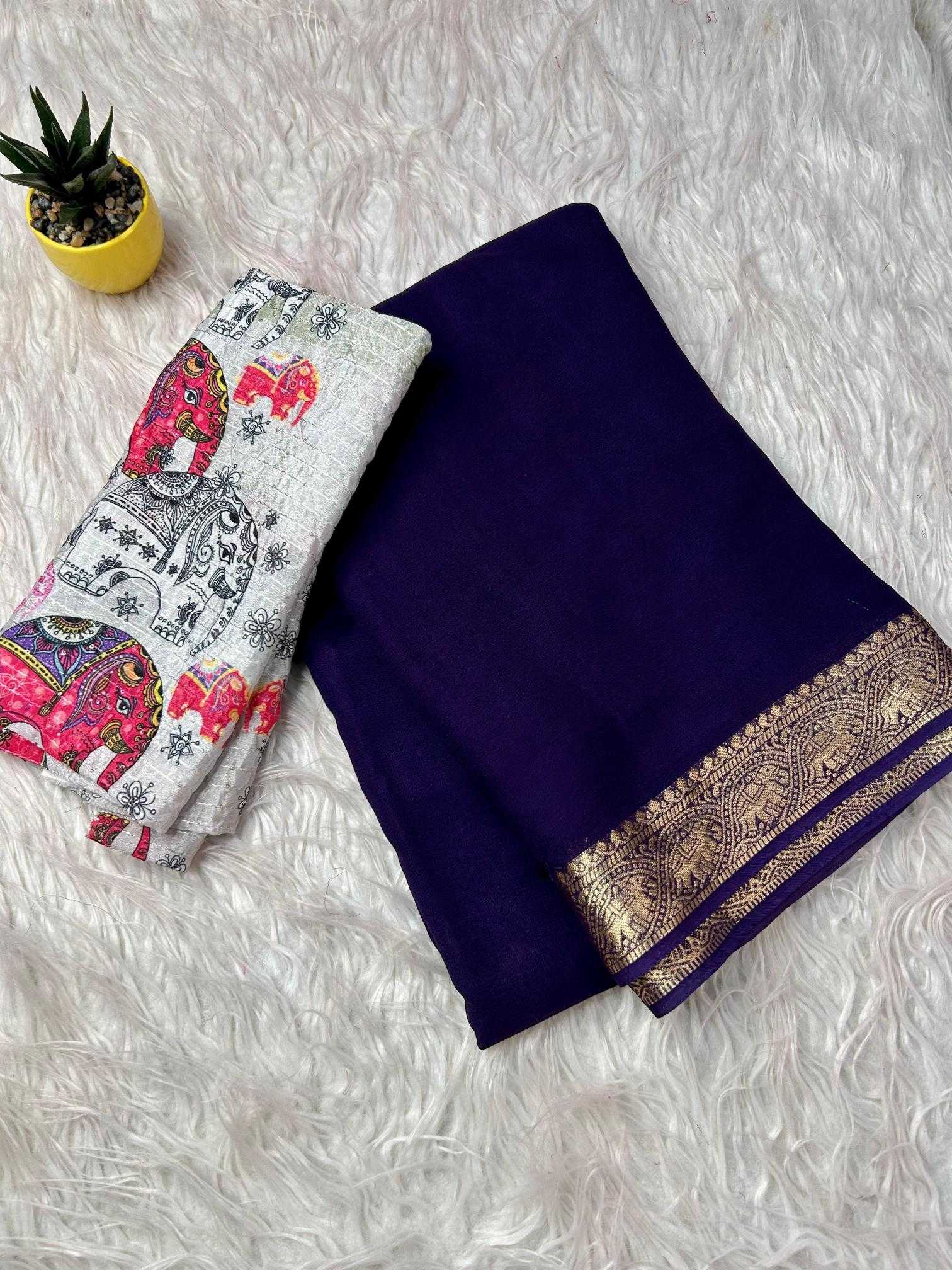 Ynf Pure Viscos RIN178 LALAYAM Sarees Wholesale Designer Sarees Georgette Sarees Viscose Saree Manufacturer