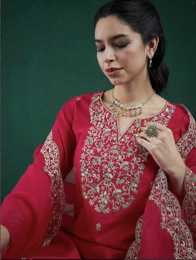 Ynf Pure Viscos Suits & Dresses Wholesale Ladies Suits Embroidery Suits Churidar Suits Manufacturer