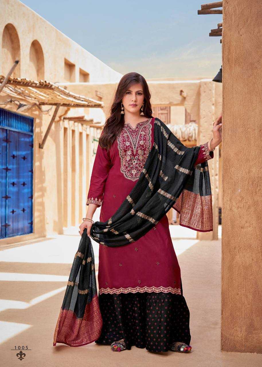 Ynf Rayon RIN131 1001 Suits & Dresses Plus Size Collections Wholesale Sharara Salwar Suits Embroidery Suits Manufacturer