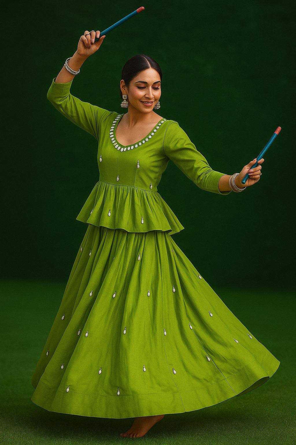 Ynf Reyon Cotton RIN188 KEIDYA Lehengas Wholesale Embroidered Lehenga Mirror Work Lehenga Manufacturer