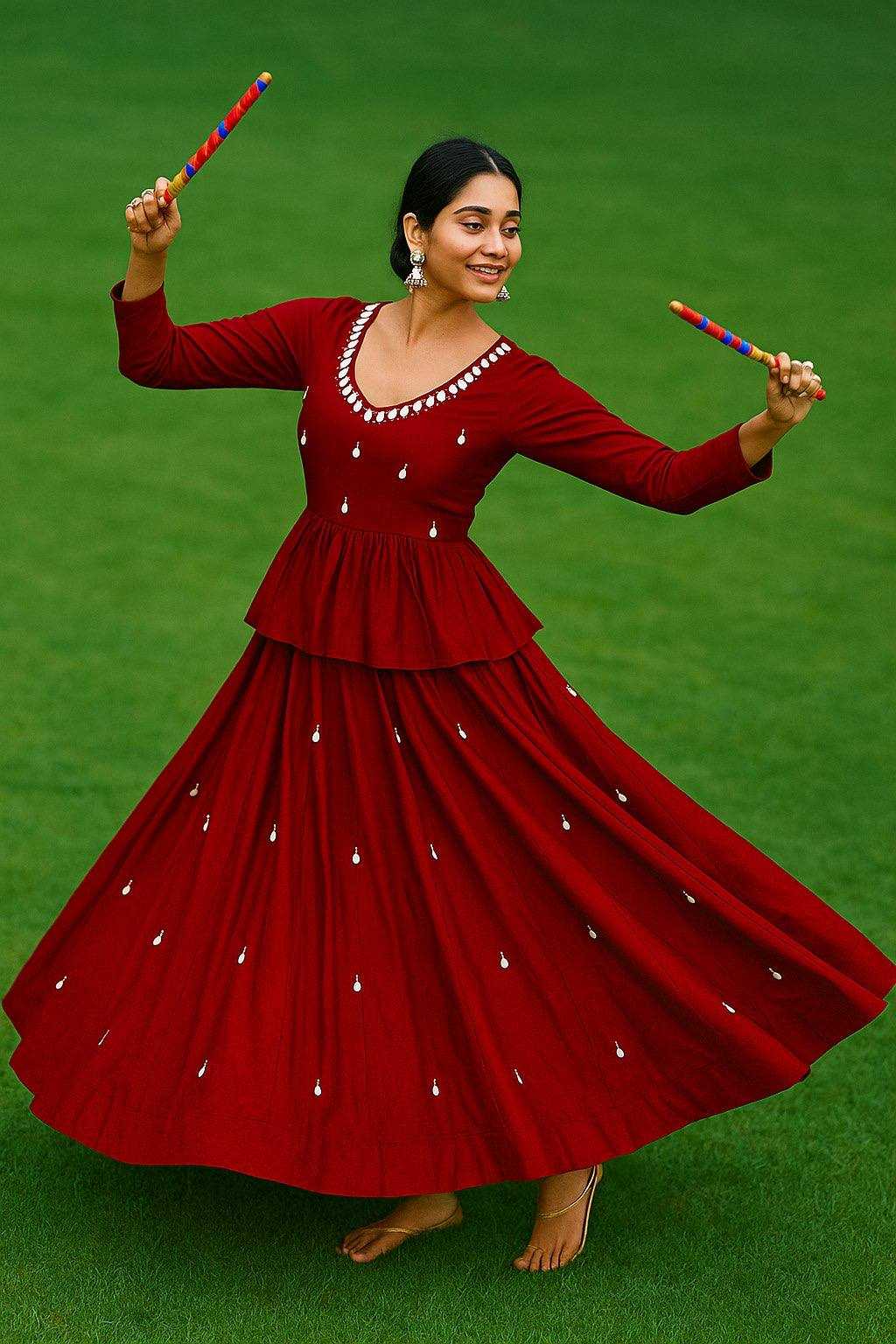 Ynf Reyon Cotton RIN188 KEIDYA Lehengas Wholesale Embroidered Lehenga Mirror Work Lehenga Manufacturer