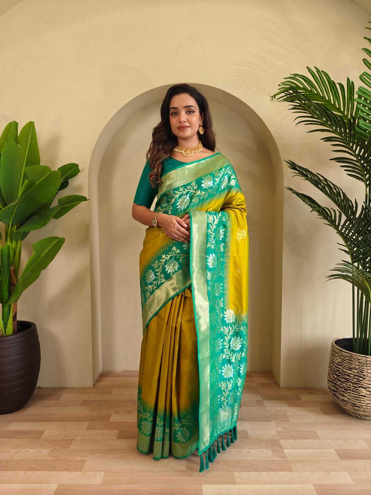 Ynf Silk KESH249 Fulpati Silk Sarees Wholesale Designer Silk Sarees Zari Border Silk Sarees Silk Sarees For Weddings Manufacturer