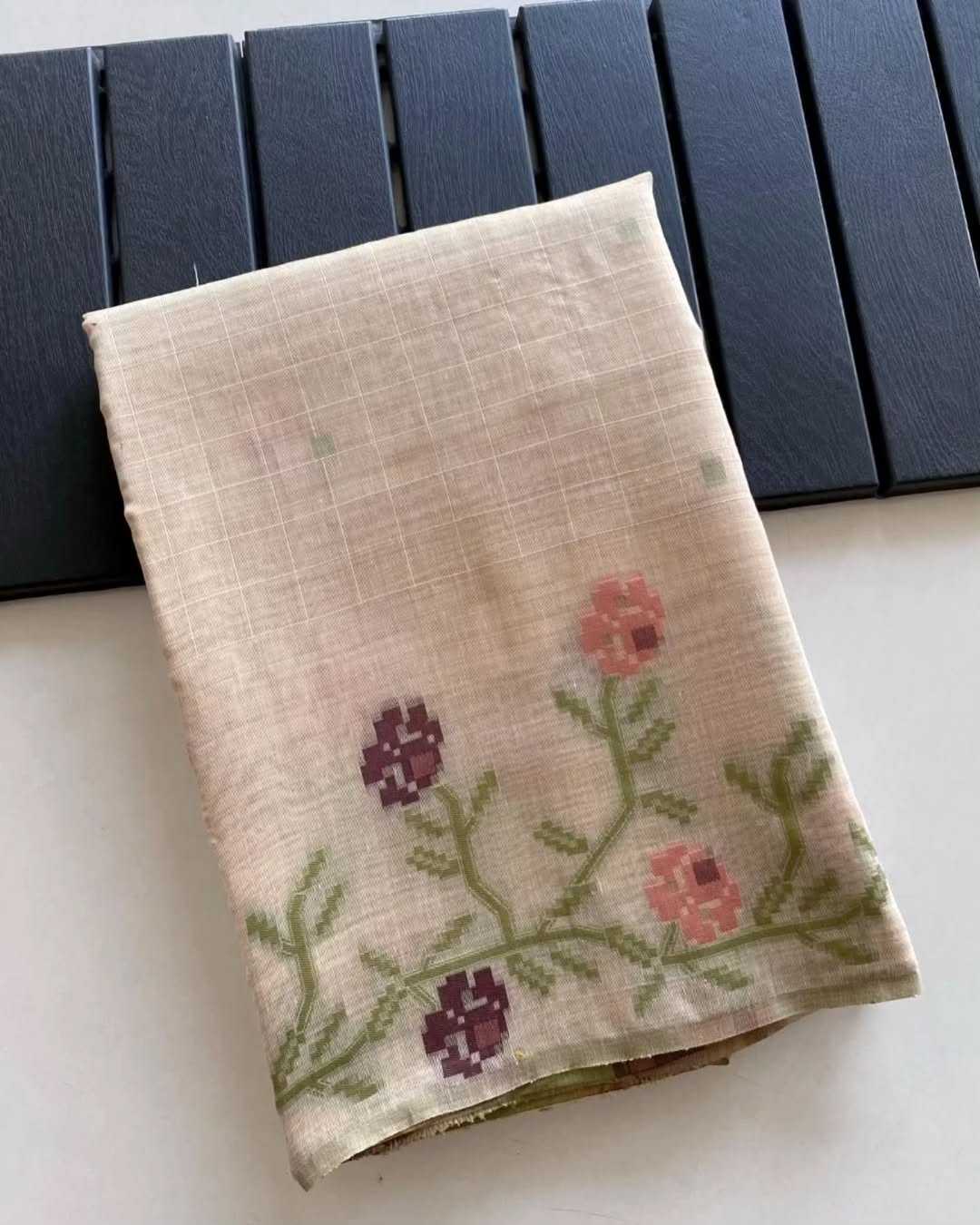 Ynf Soft Cotton KESH532 MUGA COTTON CHECKS 6 Sarees Wholesale Traditional Sarees Cotton Sarees Manufacturer
