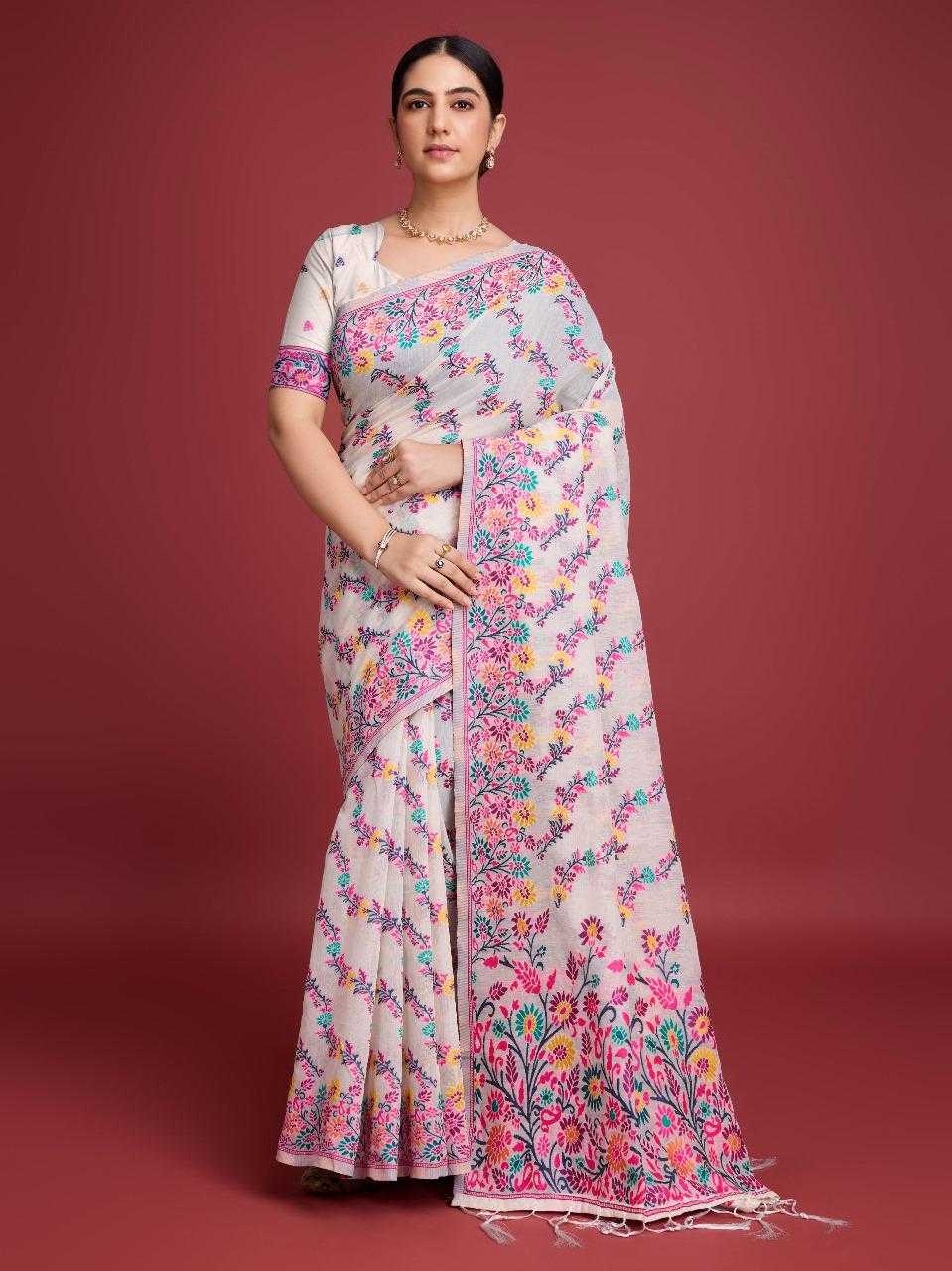 Ynf Soft Cotton Silk RIN113 JAAL Silk Sarees Festive Collections Wholesale Designer Silk Sarees Cotton Silk Sarees Onam Collections Manufacturer