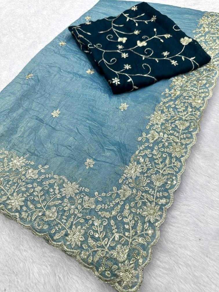 Ynf Soft Gold Crush KESH114 3466 Sarees Wholesale Designer Sarees Embroidered Sarees Zari Border Sarees Manufacturer