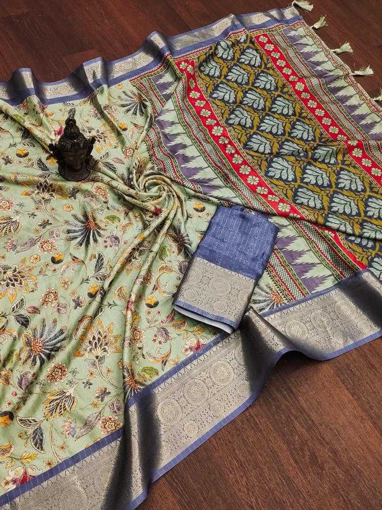 Ynf Soft Silk RIN118 INU Silk Sarees Wholesale Traditional Silk Sarees Printed Silk Saree Zari Border Silk Sarees Manufacturer