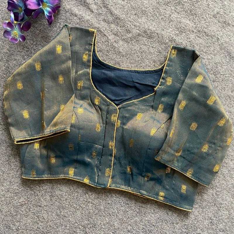 Ynf Tissue Silk KESH426 kajal-2 Readymade Blouses Wholesale Blouse Designer Blouse Silk Blouse Manufacturer