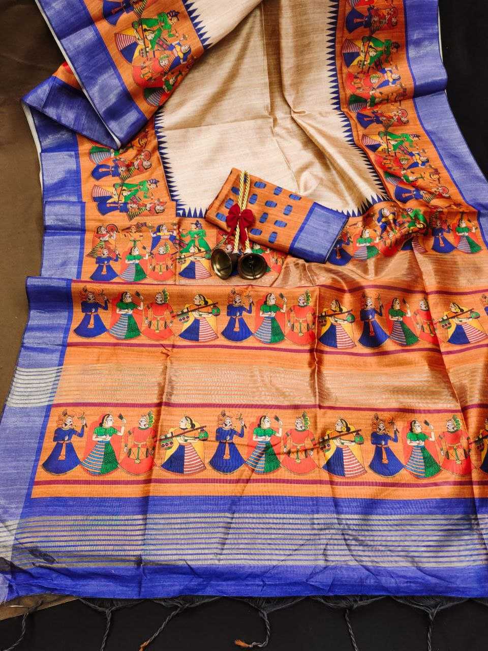 Ynf Tussar Silk KESH532 SAKHI KALAMKARI 2 Sarees Wholesale Designer Sarees Fancy Sarees Kalamkari Sarees Manufacturer