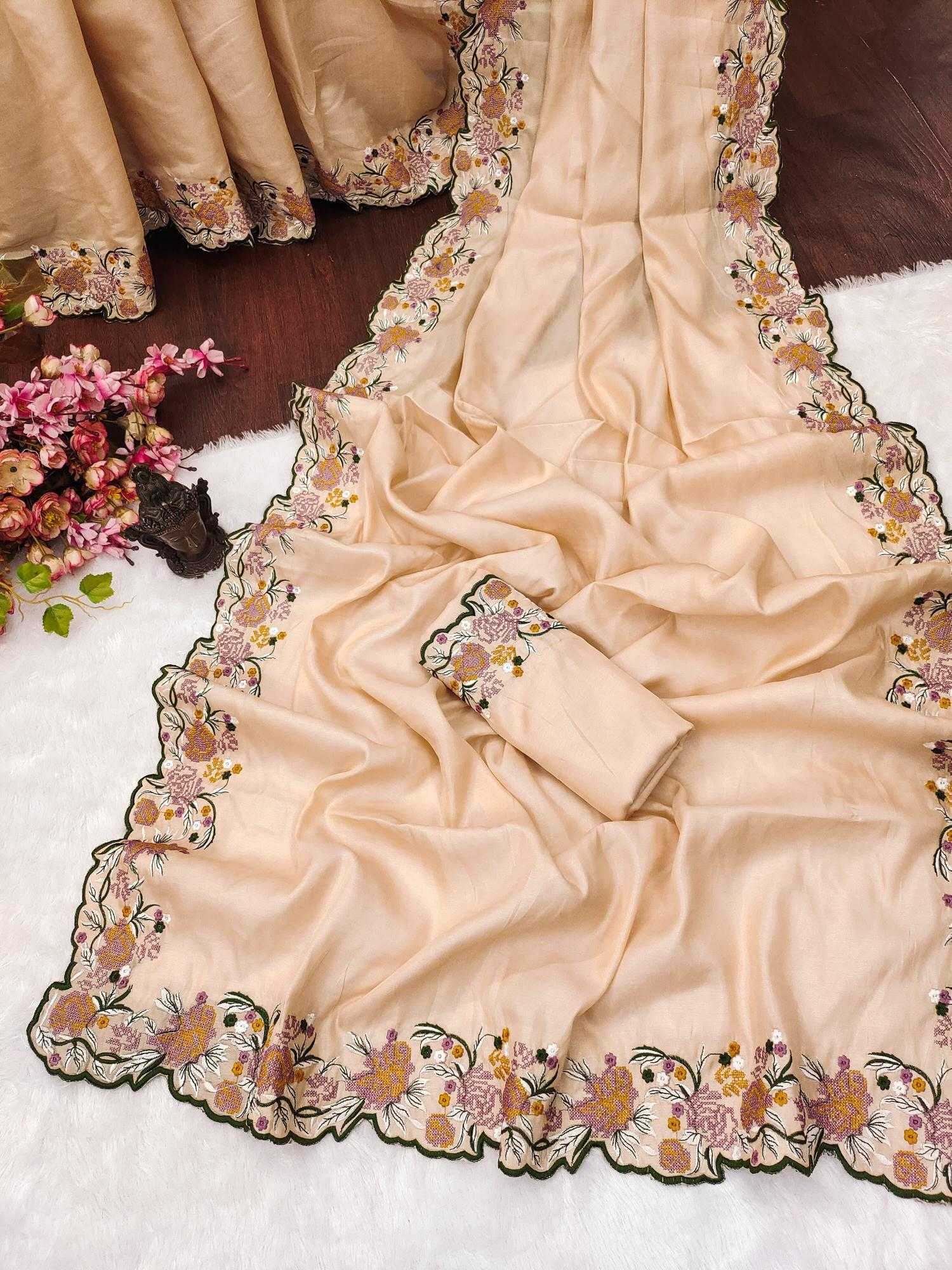 Ynf Tussar Silk RIN118 GRADE Silk Sarees Wholesale Tussar Silk Sarees Designer Silk Sarees Embroidered Silk Sarees Manufacturer