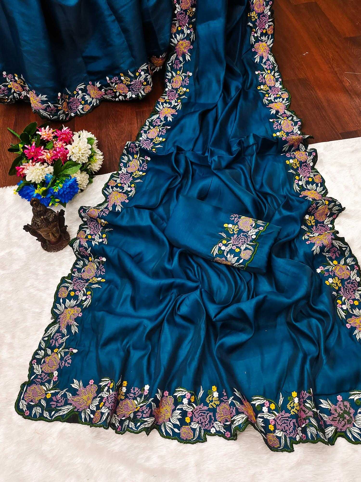 Ynf Tussar Silk RIN118 GRADE Silk Sarees Wholesale Tussar Silk Sarees Designer Silk Sarees Embroidered Silk Sarees Manufacturer