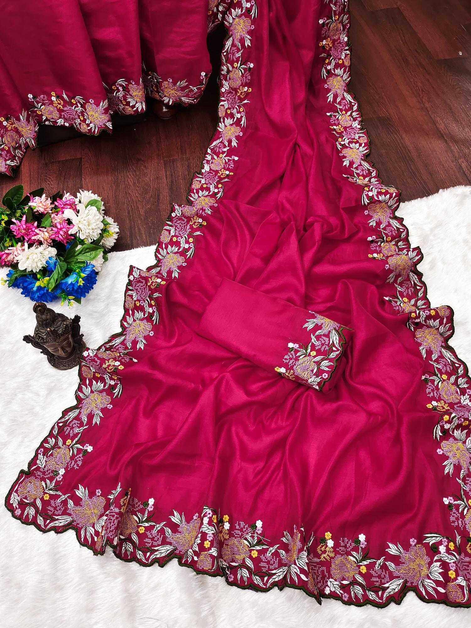 Ynf Tussar Silk RIN118 GRADE Silk Sarees Wholesale Tussar Silk Sarees Designer Silk Sarees Embroidered Silk Sarees Manufacturer
