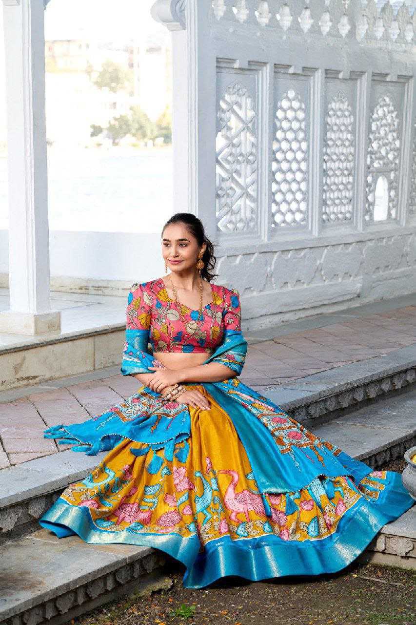 Ynf Tussar Silk RIN193 BANNO Lehengas Festive Collections Wholesale Designer Lehenga Choli Navratri Chaniya Choli Manufacturer