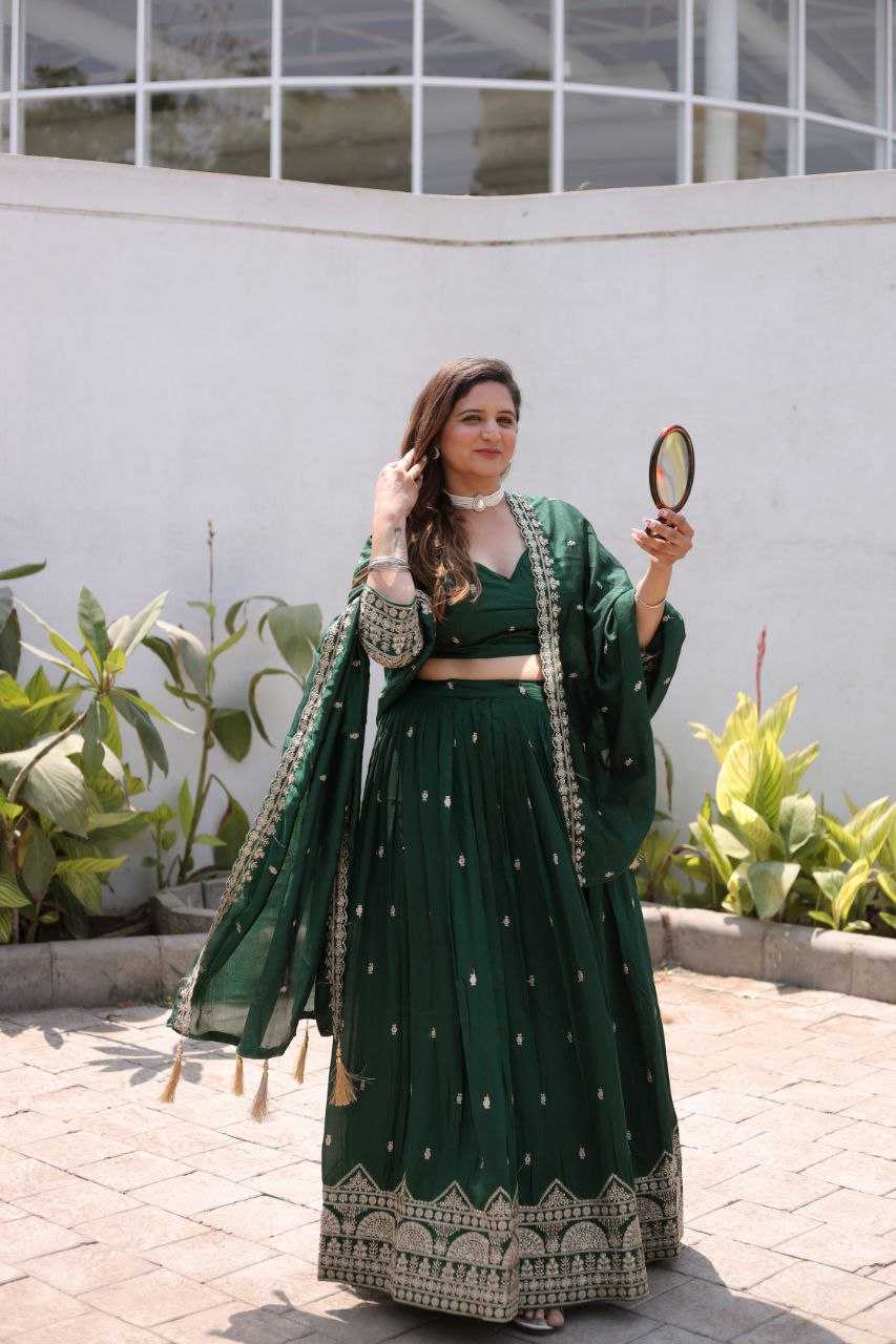 Ynf Vichitra Silk RIN133 008 Lehengas Wholesale Fancy Lehenga Embroidered Lehenga Lehenga For Mehndi Sequins Lehenga Manufacturer