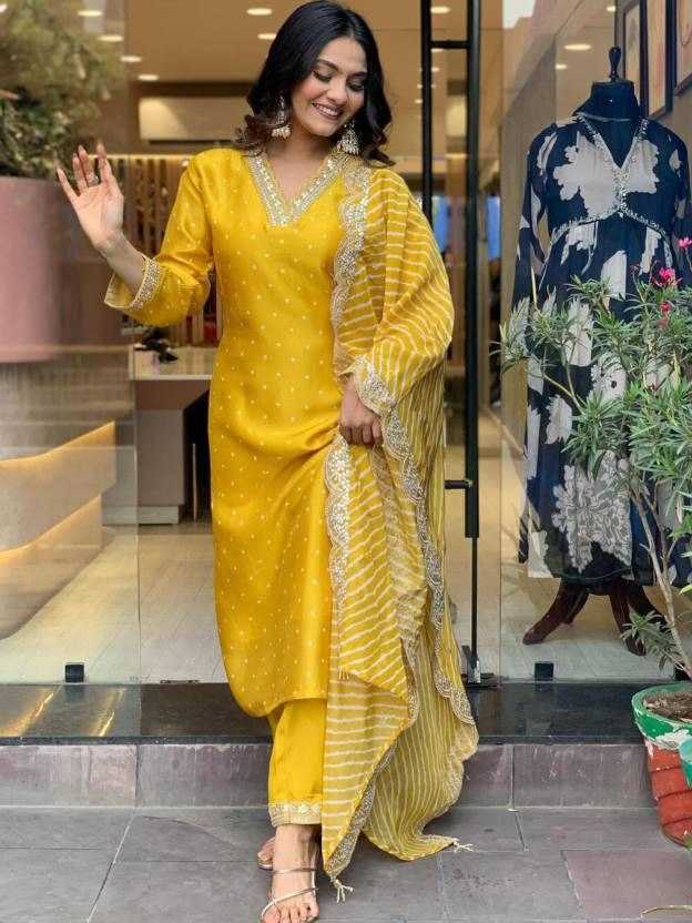 Ynf Viscose Chanderi RIN193 ONAM Kurti Festive Collections Wholesale Designer Kurtis Onam Collections Manufacturer