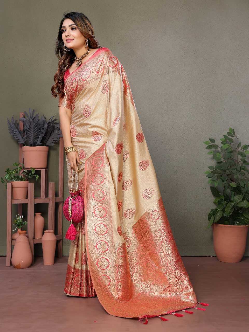 Ynf Viscose RIN144 Jugani Silk Sarees Wholesale Traditional Silk Sarees Designer Silk Sarees Silk Sarees For Weddings Manufacturer