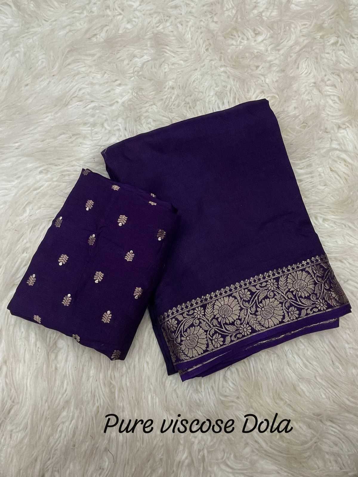 Ynf Viscose RIN195 Russian cola Sarees Wholesale Designer Sarees Jacquard Saree Viscose Saree Manufacturer