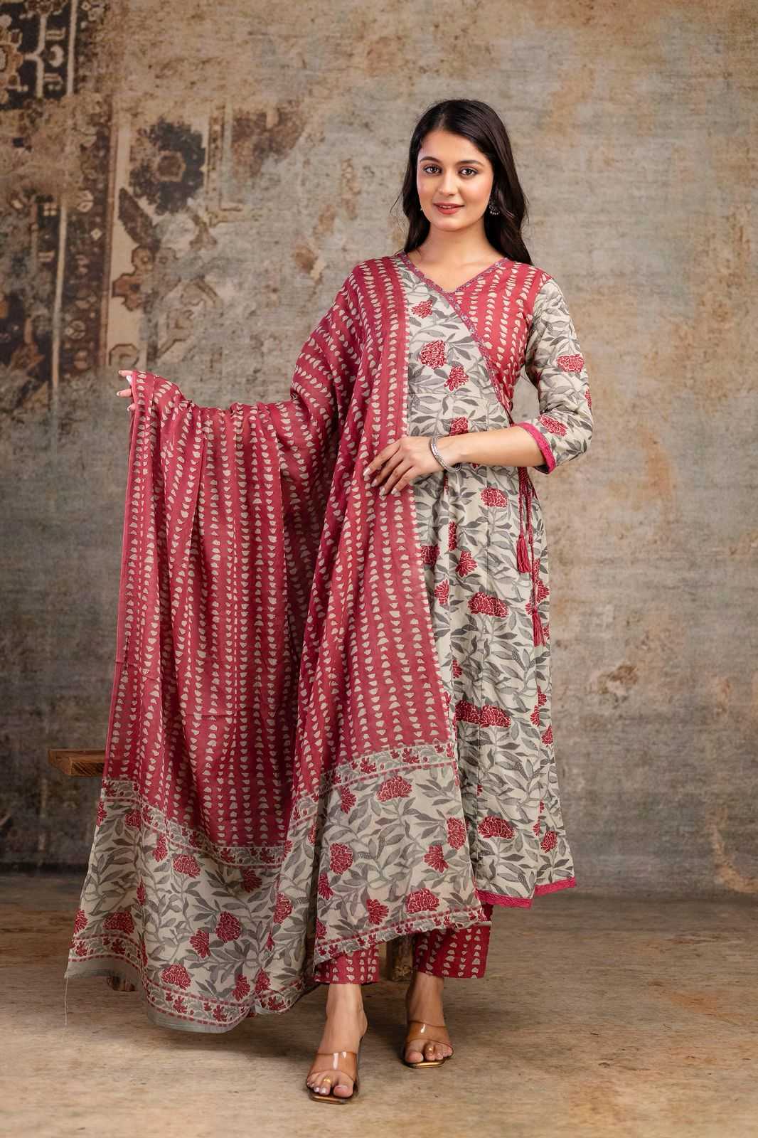 Ynf Pure Cotton KESH618 Anarkali Kurti Wholesale Designer Kurtis Cotton Kurtis Anarkali Kurtis Manufacturer