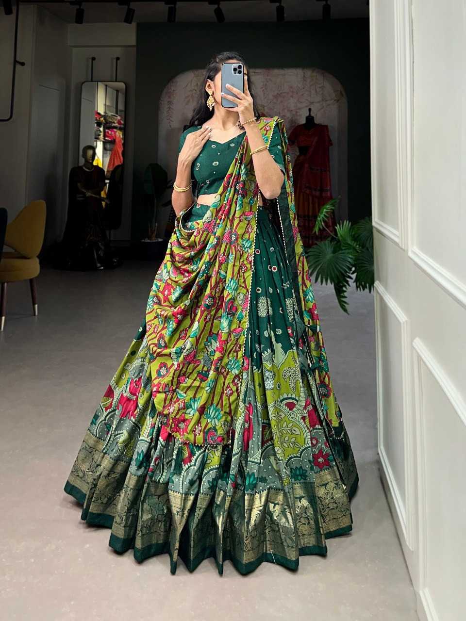 Ynf Tussar Silk KESH511 Maya Lehengas Wholesale Traditional Lehenga Silk Lehenga Printed Lehenga Manufacturer