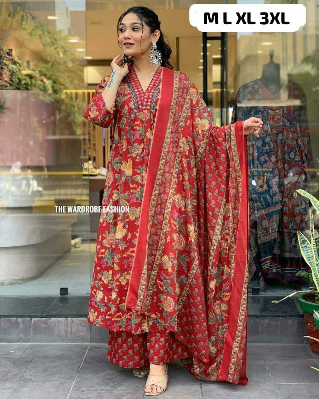 Ynf Cotton KESH613 125 Kurti Plus Size Collections Wholesale Printed Kurtis Anarkali Kurtis Kurti Bottom With Dupatta Manufacturer