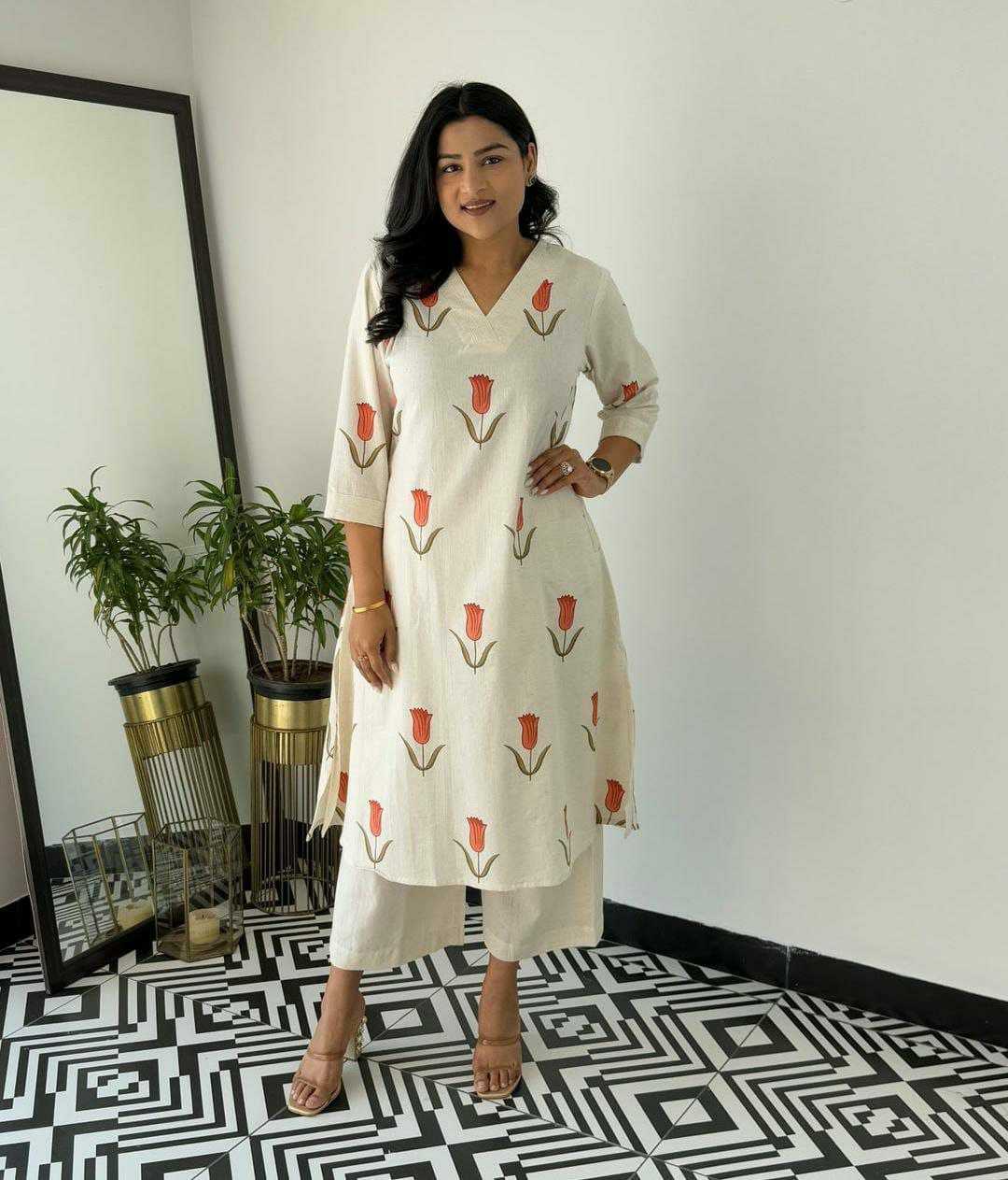 Ynf Cotton KESH613 201 Kurti Western Wears Festive Collections Wholesale Co-ord Set Printed Kurtis Kurtis With Bottom Manufacturer
