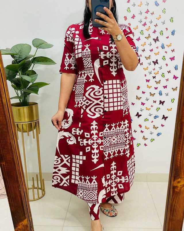 Ynf Cotton KESH613 214 Suits & Dresses Western Wears Festive Collections Wholesale Co-ord Set Printed Dresses Cotton Dresses Manufacturer