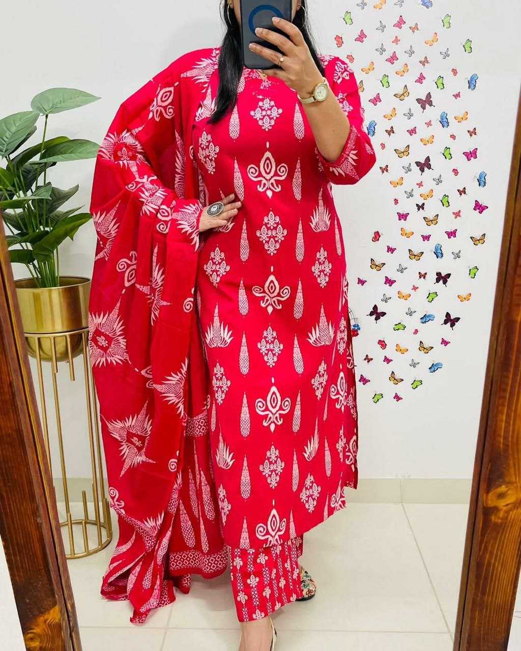 Ynf Cotton KESH613 220 Suits & Dresses Festive Collections Wholesale Printed Suits Cotton Suits Handwork Suits Manufacturer