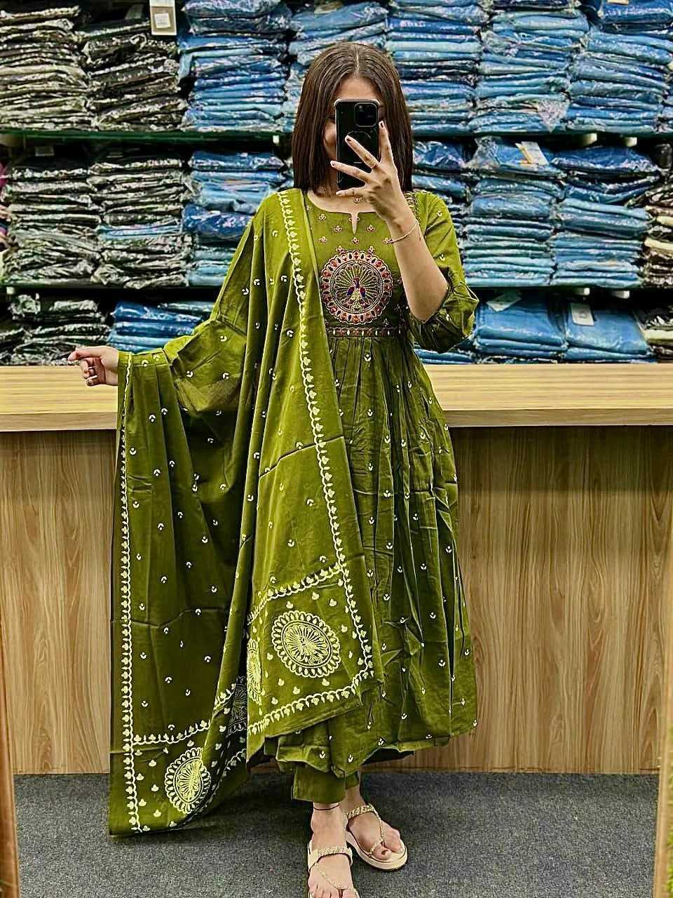 Ynf Cotton KESH613 239 Suits & Dresses Festive Collections Wholesale Printed Suits Embroidery Suits Anarkali Suits Manufacturer