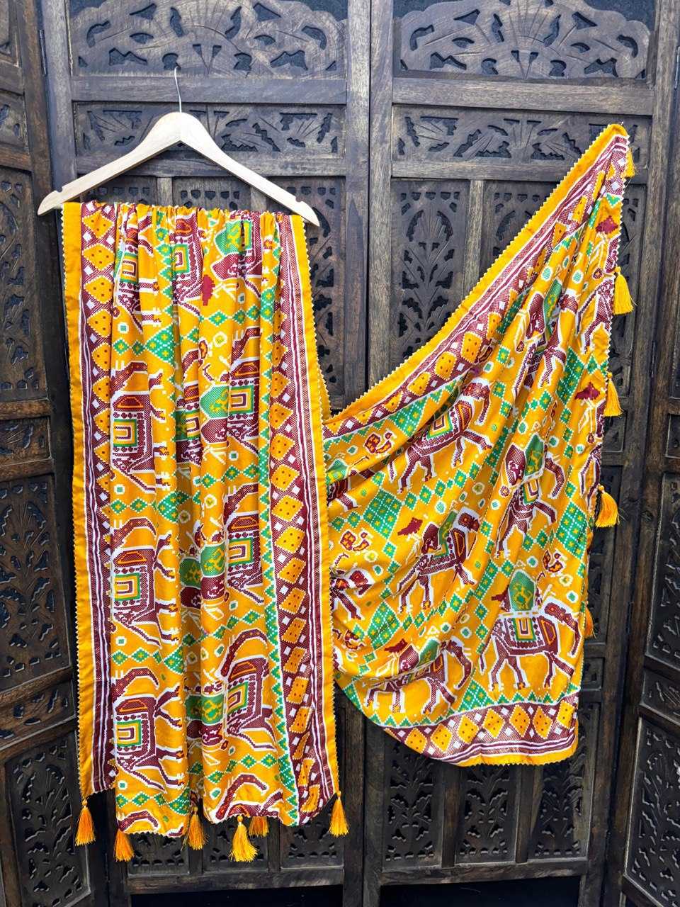 Ynf Dola Silk RIN119 5107 Duppatas Wholesale Printed Duppata Manufacturer