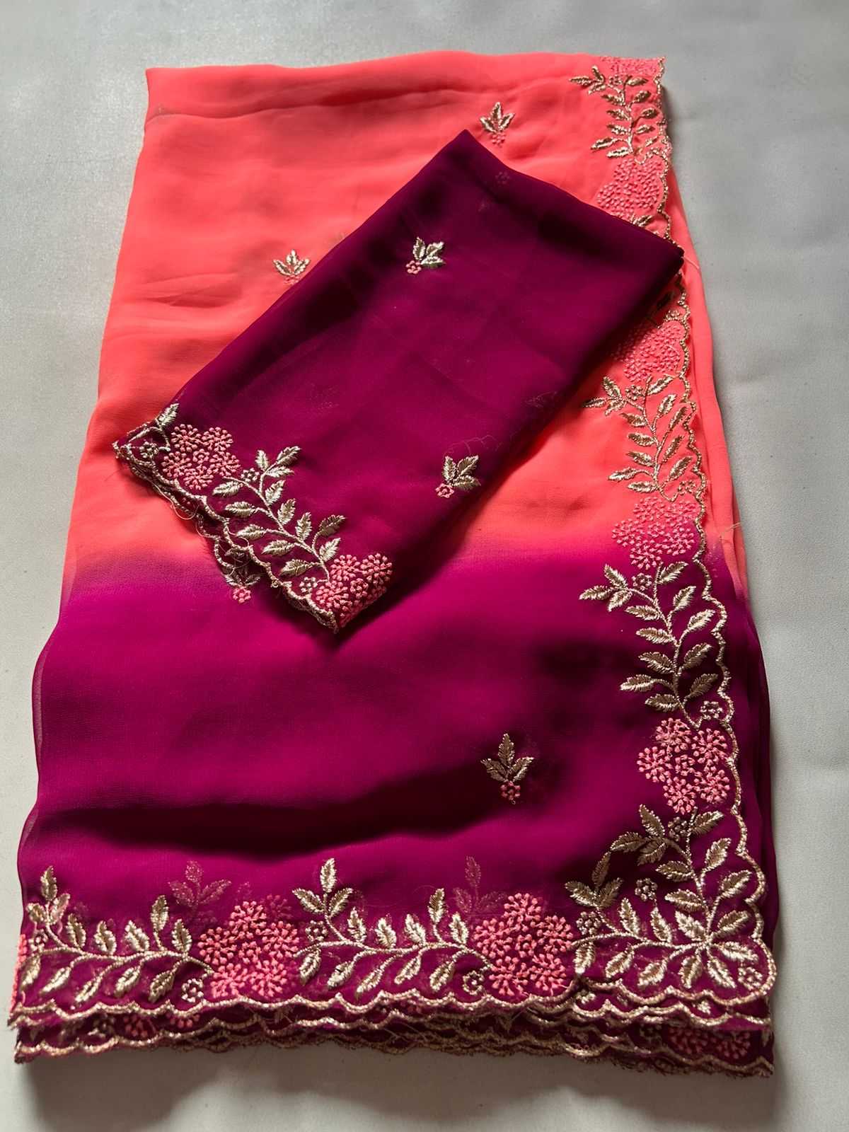 Ynf Georgette KESH622 Sequence Sarees Wholesale Fancy Sarees Georgette Sarees Embroidered Sarees Manufacturer