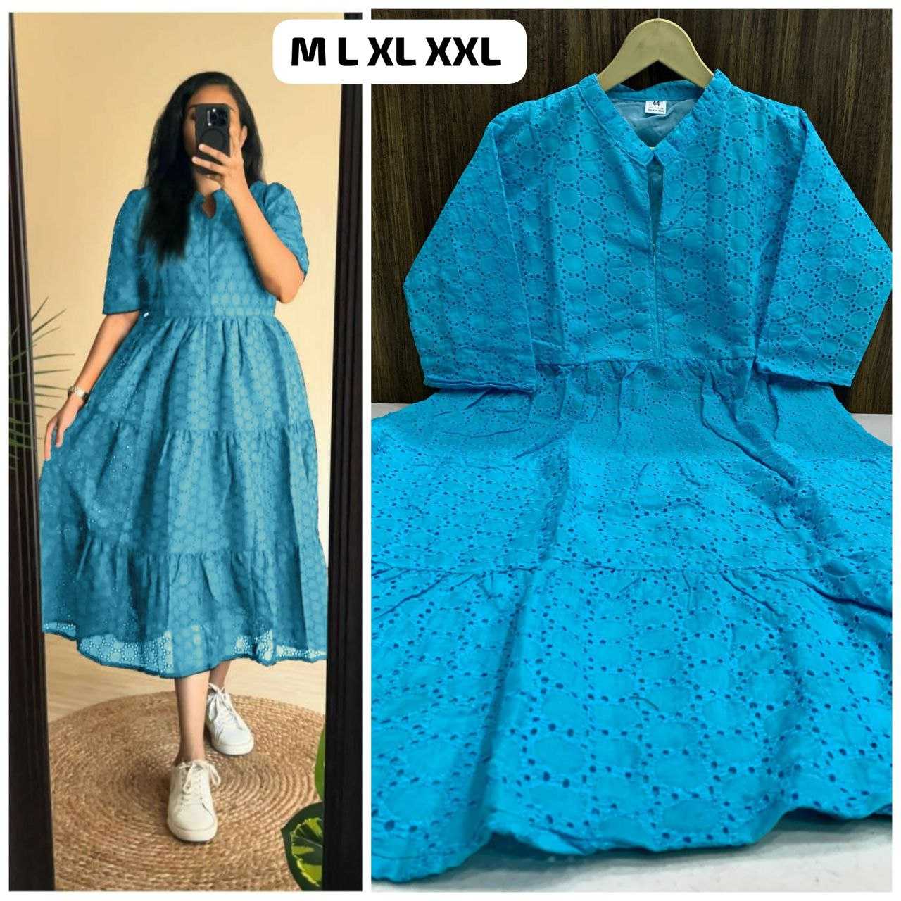 Ynf Hakoba KESH613 096 Western Wears Wholesale One Piece Dress Manufacturer