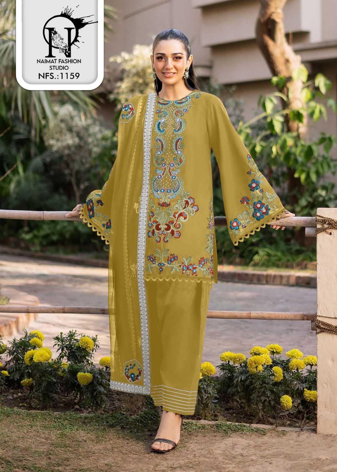 Ynf Heavy Roman Silk KESH530 NAMITA 1159 Suits & Dresses Wholesale Embroidery Suits Party wear suits Designer Suits Manufacturer