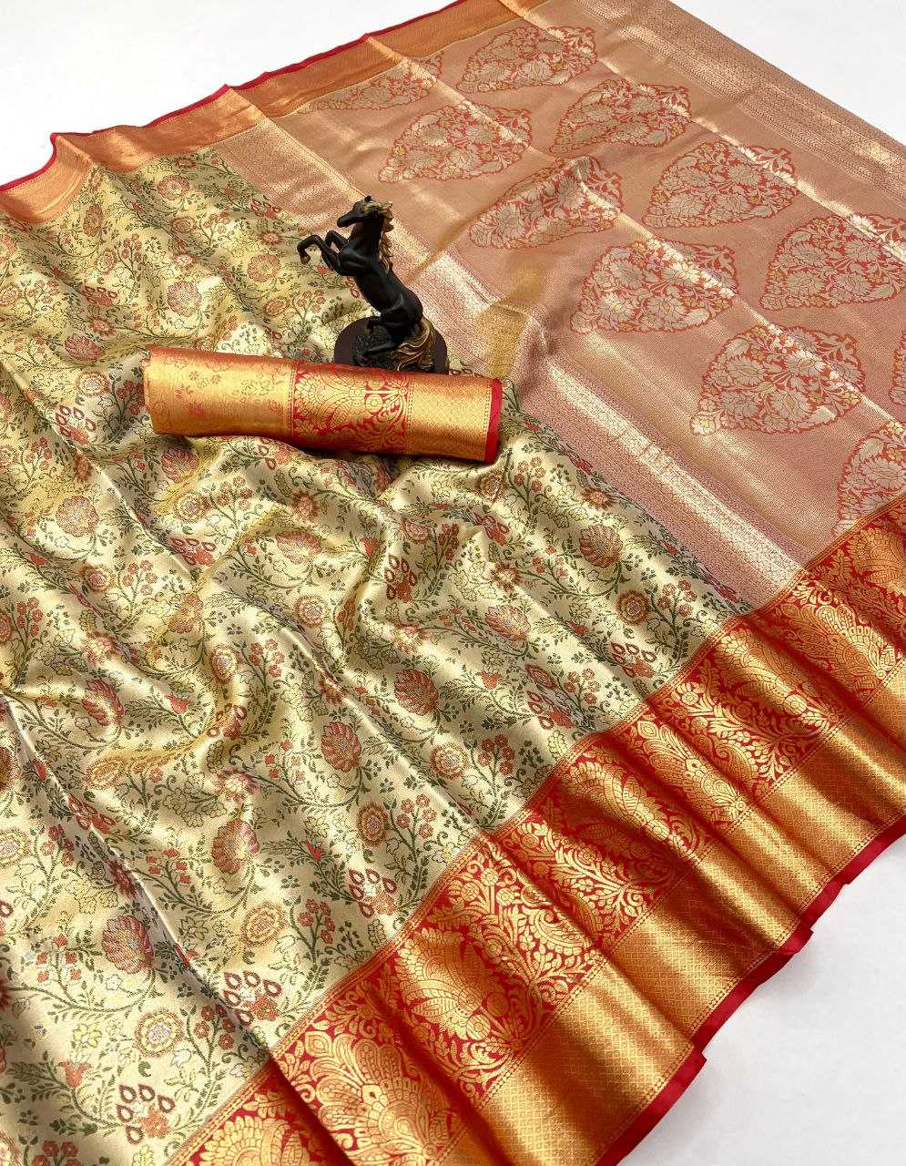 Ynf Kanjivaram Silk RIN209 INAYAT Silk Sarees Wholesale Kanjeevaram Sarees Traditional Silk Sarees Zari Border Silk Sarees Manufacturer