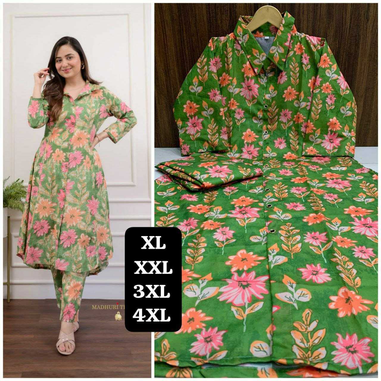 Ynf Linen KESH613 080 Suits & Dresses Festive Collections Plus Size Collections Wholesale Casual Dresses Printed Dresses Cotton Dresses Manufacturer