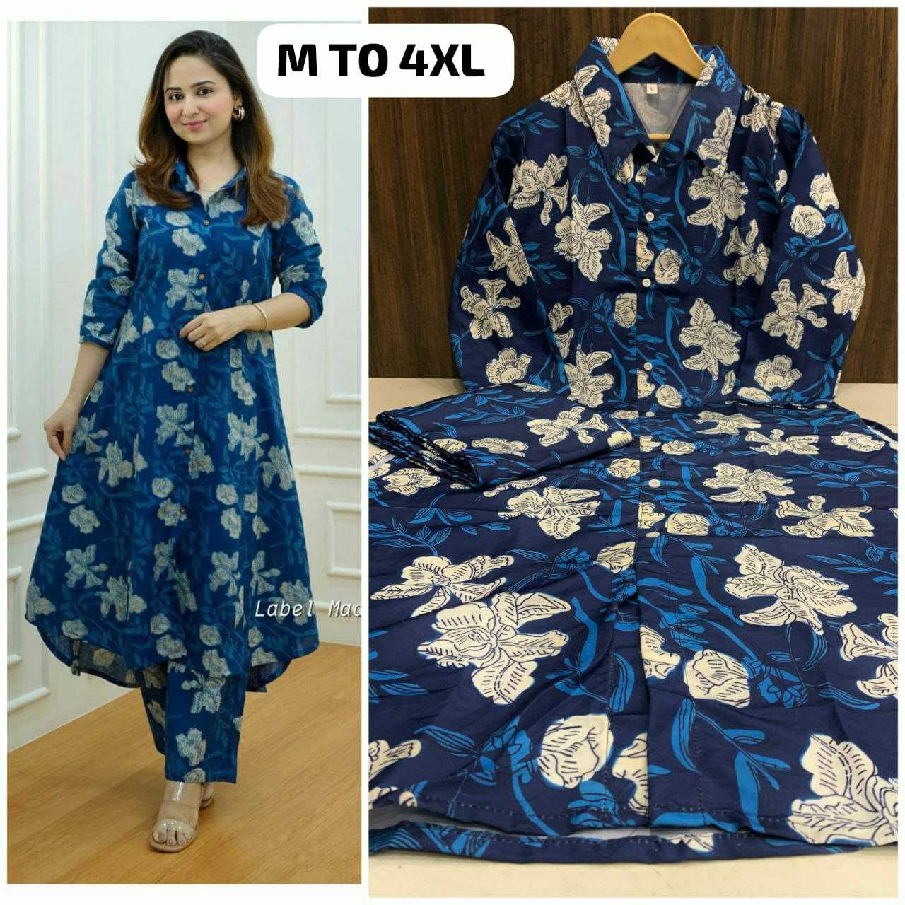 Ynf Linen KESH613 080 Suits & Dresses Festive Collections Plus Size Collections Wholesale Casual Dresses Printed Dresses Cotton Dresses Manufacturer