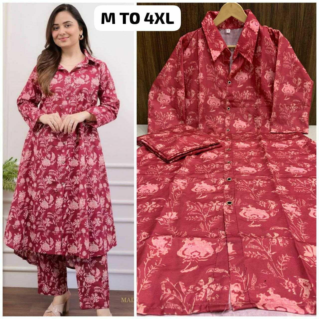 Ynf Linen KESH613 080 Suits & Dresses Festive Collections Plus Size Collections Wholesale Casual Dresses Printed Dresses Cotton Dresses Manufacturer