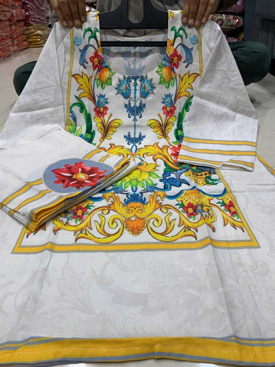 Ynf Linen KESH613 NIYATI Suits & Dresses Festive Collections Wholesale Casual Dresses Party Wear Dresses Printed Dresses Manufacturer