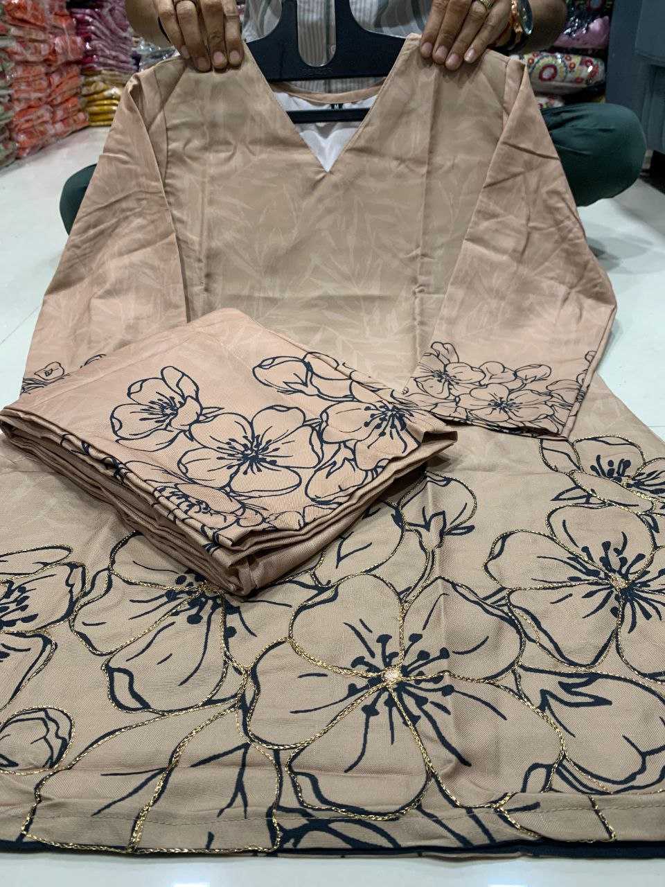 Ynf Linen KESH613 NIYATI Suits & Dresses Festive Collections Wholesale Casual Dresses Party Wear Dresses Printed Dresses Manufacturer