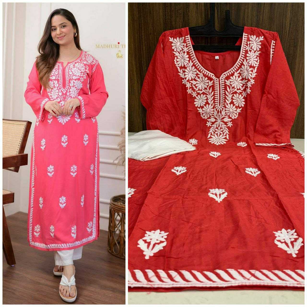 Ynf Rayon KESH613 103 Kurti Plus Size Collections Wholesale Festive Kurtis Designer Kurtis Chikankari Kurtis Manufacturer