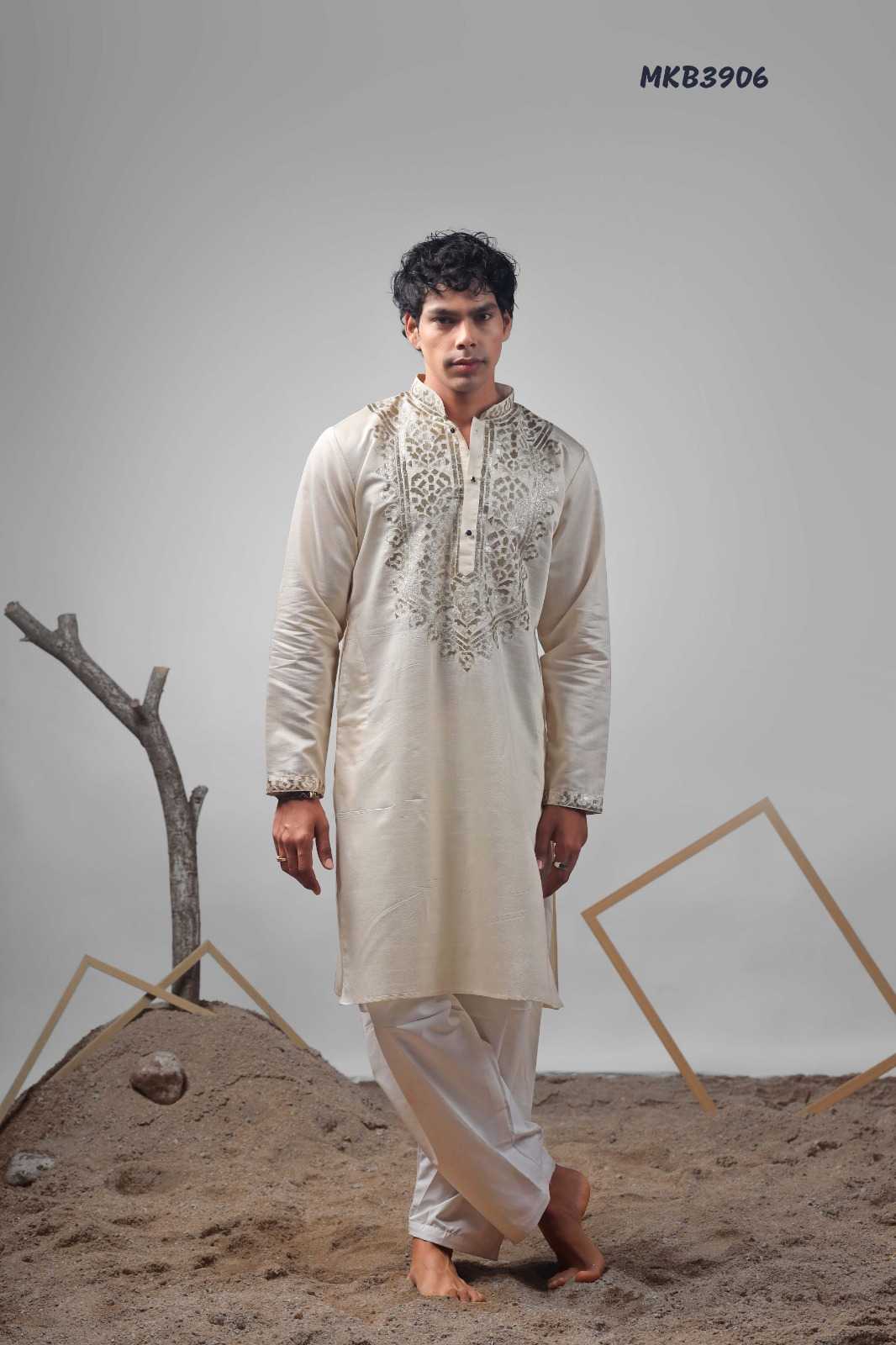 Ynf Silk KESH530 BAARATI VOL 03 3892 Kurti Mens Wear Wholesale Mens Kurtas Festive Kurtis Designer Kurtis Manufacturer