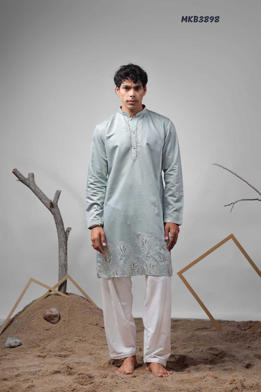 Ynf Silk KESH530 BAARATI VOL 03 3892 Kurti Mens Wear Wholesale Mens Kurtas Festive Kurtis Designer Kurtis Manufacturer