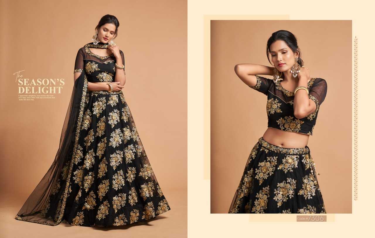 Ynf Silk KESH530 Neo Romantic Vol-2 7306 Lehengas Wholesale Designer Lehenga Fancy Lehenga Traditional Lehenga Manufacturer
