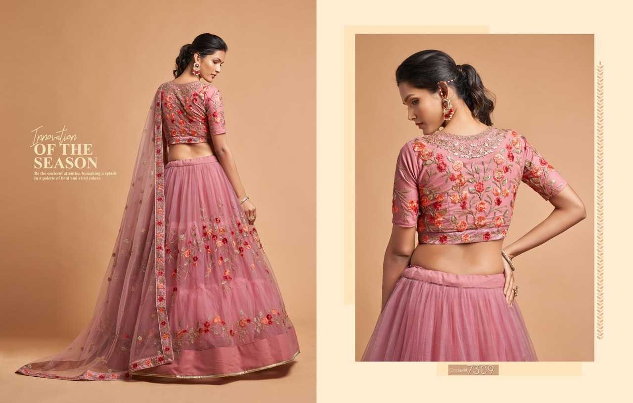 Ynf Silk KESH530 Neo Romantic Vol-2 7306 Lehengas Wholesale Designer Lehenga Fancy Lehenga Traditional Lehenga Manufacturer