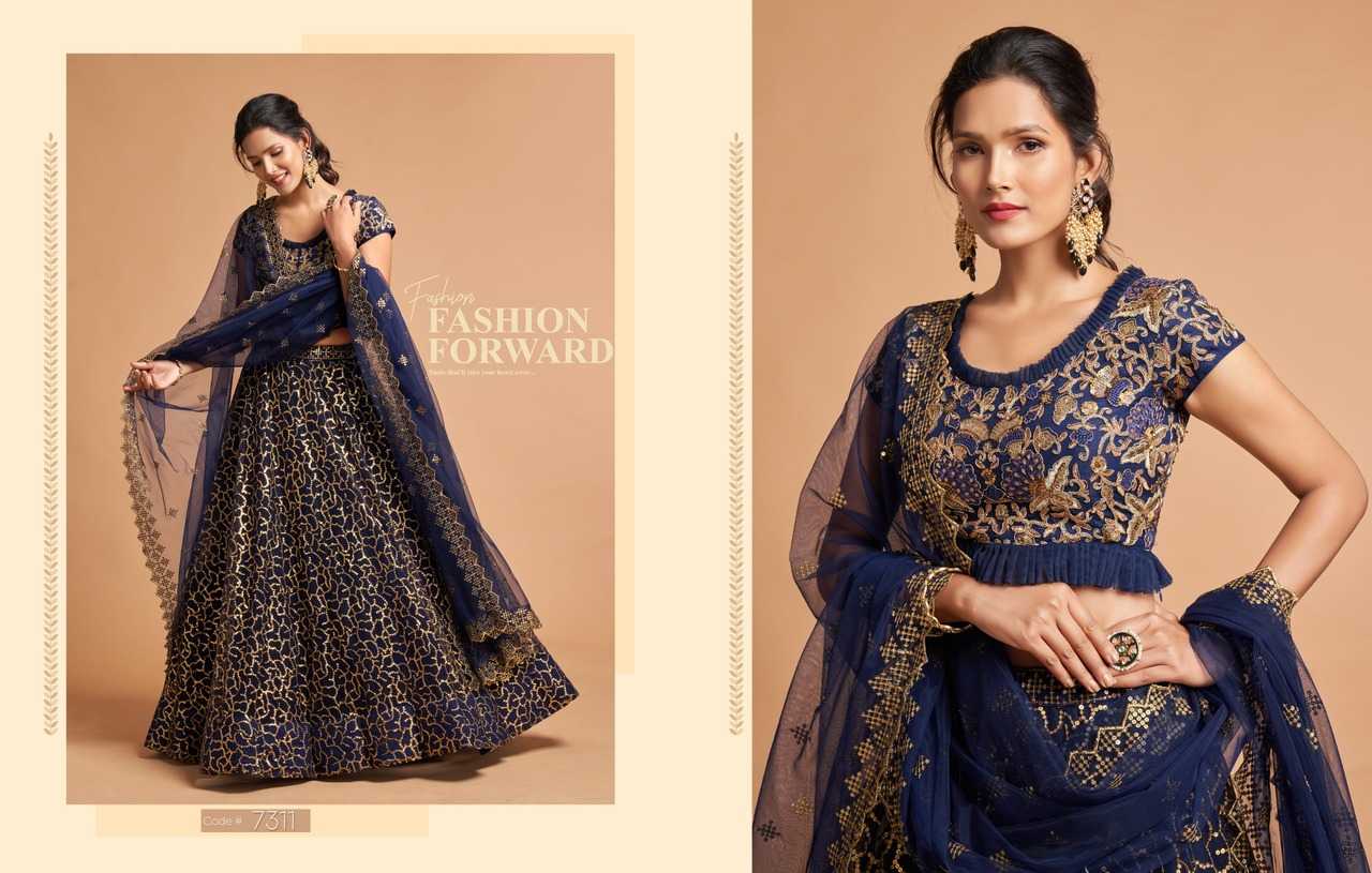 Ynf Silk KESH530 Neo Romantic Vol-2 7306 Lehengas Wholesale Designer Lehenga Fancy Lehenga Traditional Lehenga Manufacturer