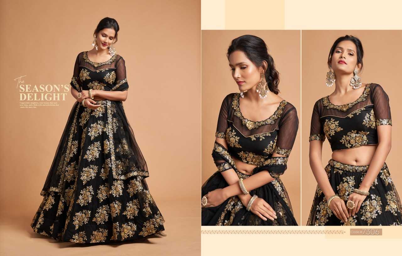 Ynf Silk KESH530 Neo Romantic Vol-2 7306 Lehengas Wholesale Designer Lehenga Fancy Lehenga Traditional Lehenga Manufacturer